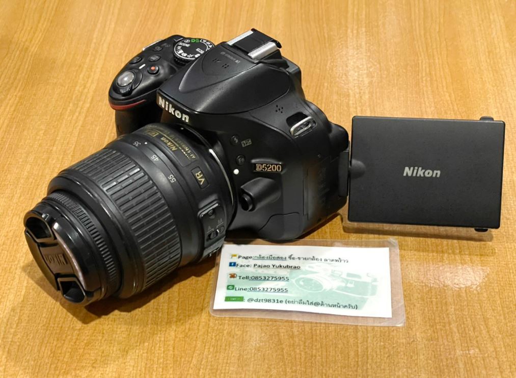 Nikon D5200 แถมเม็มค่าส่งเก็บเงินปลายทาง 